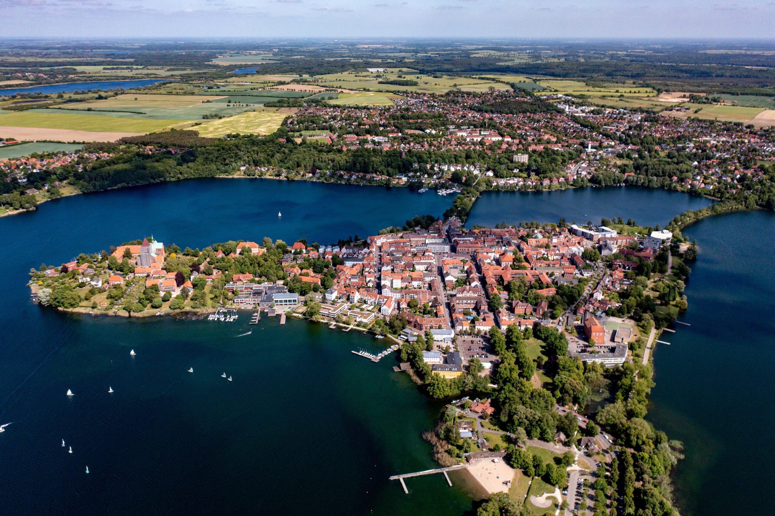 Luftaufnahme Ratzeburg, Schleswig-Holstein